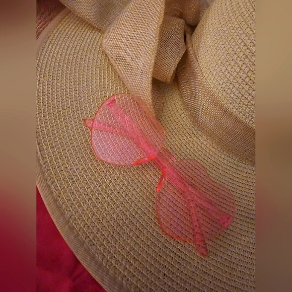 . Accessories - Heart-shaped pink sunglasses